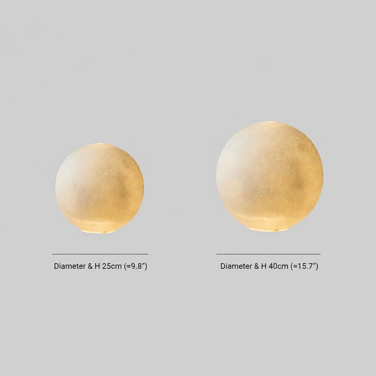 Lunara | Stylish Modern Moon Globe Standing Floor Lamp with Marble Base