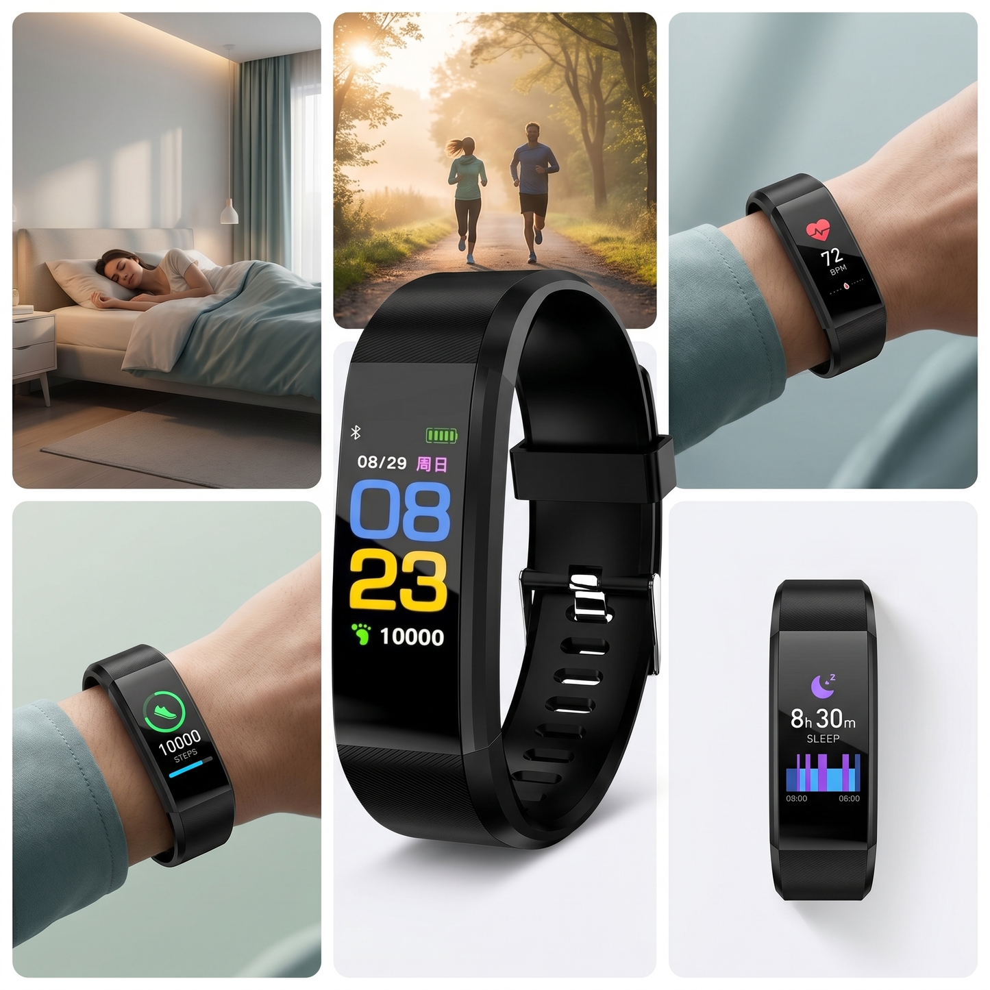 Senior Smartwatch | Health Monitoring with Heart Rate & Blood Pressure Tracking | User-Friendly Design for Active Living