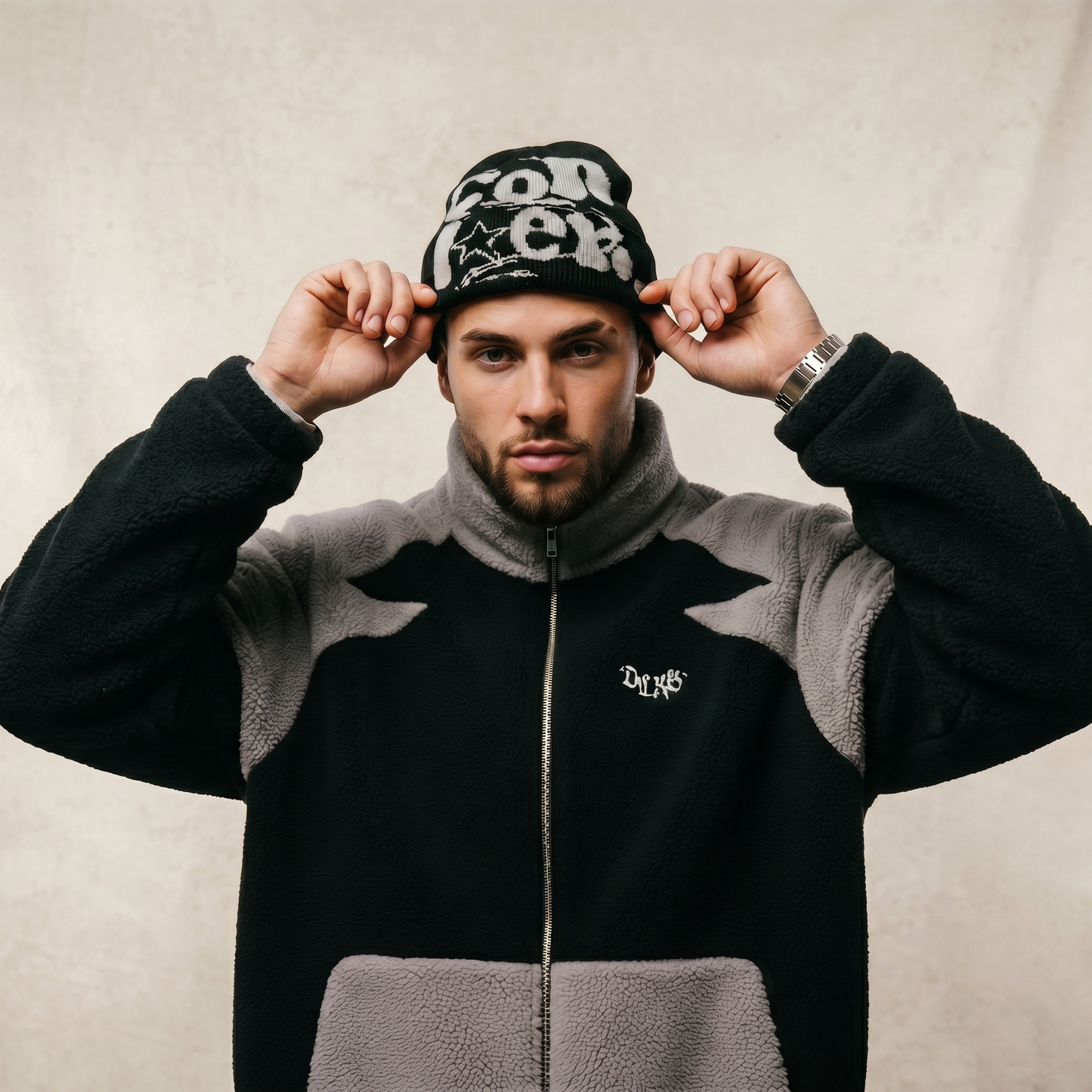 Unisex Organic Cotton Beanie | Soft Stretch Knit | Comfortable All-Season