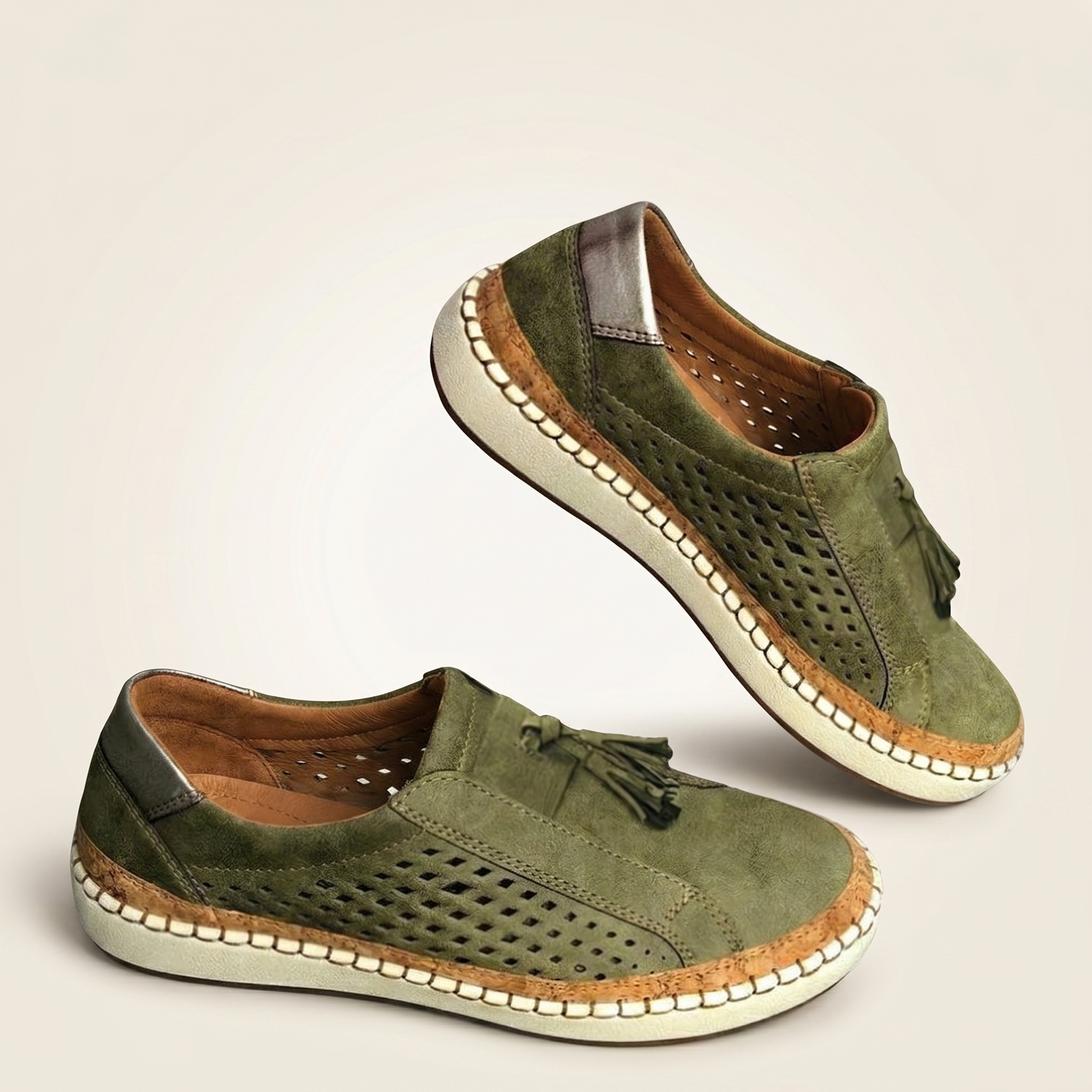 Women's Breathable Slip-On Sneakers | Comfortable Orthopedic Walking Shoes for Daily Activities