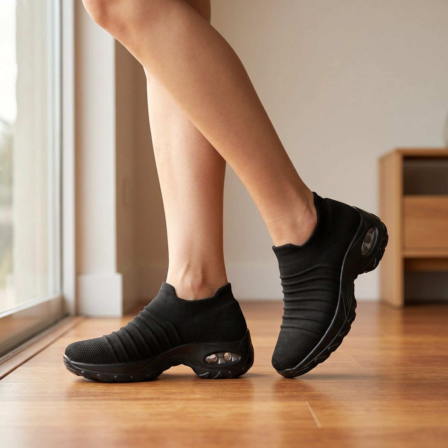 Women's Lightweight Breathable Comfort Shoes | Ergonomic Stylish Ortho-Relief Footwear