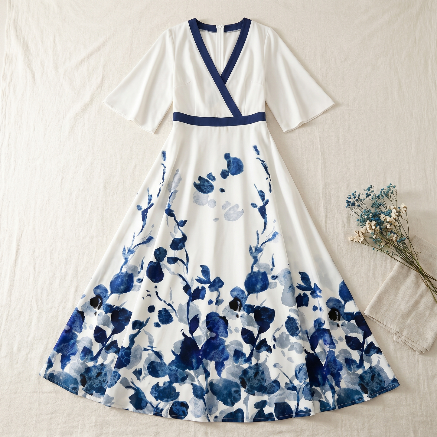 Women's Floral Maxi Dress | Lightweight Flowing Summer Gown