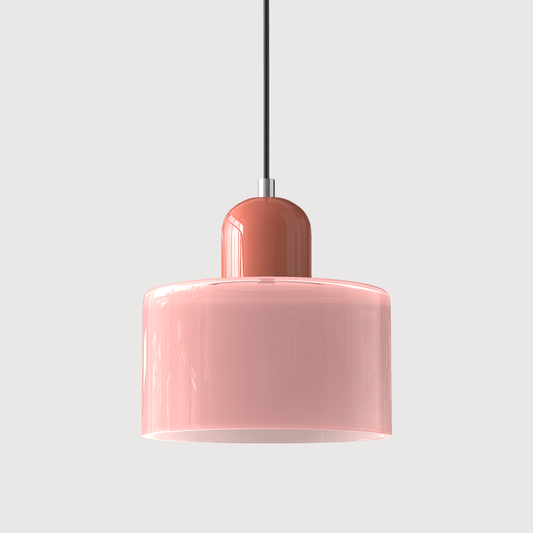 VibrantGlass | Elegant Colorful Bauhaus Glass Pendant Light Fixture