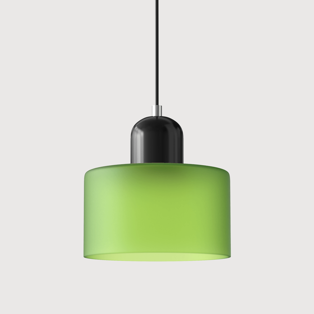 VibrantGlass | Elegant Colorful Bauhaus Glass Pendant Light Fixture