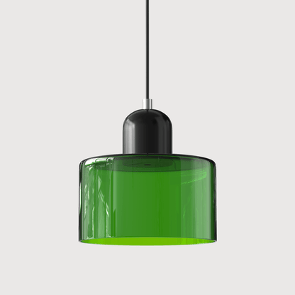 VibrantGlass | Elegant Colorful Bauhaus Glass Pendant Light Fixture