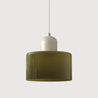 VibrantGlass | Elegant Colorful Bauhaus Glass Pendant Light Fixture