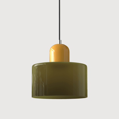 VibrantGlass | Elegant Colorful Bauhaus Glass Pendant Light Fixture
