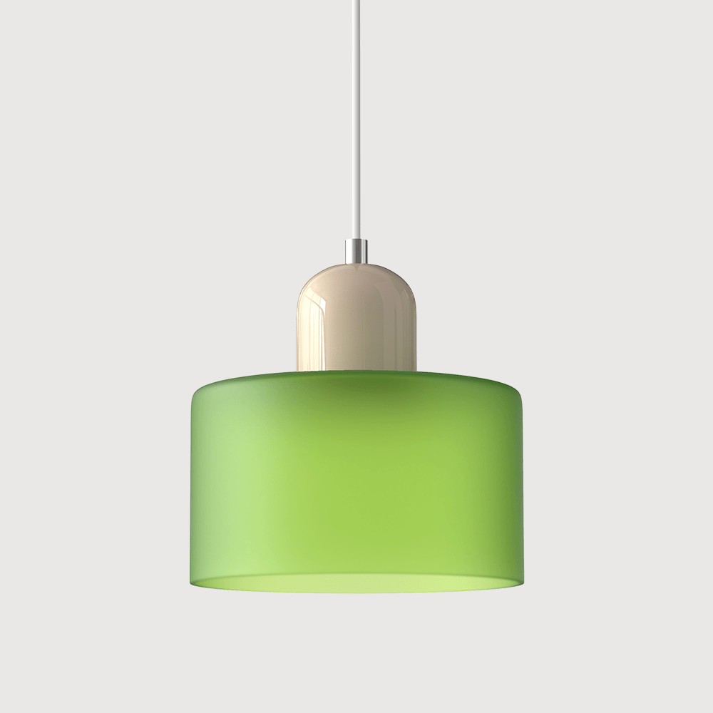 VibrantGlass | Elegant Colorful Bauhaus Glass Pendant Light Fixture