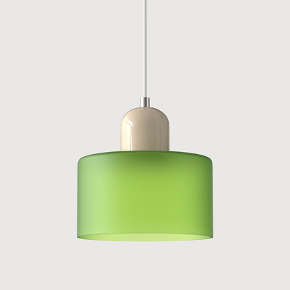 VibrantGlass | Elegant Colorful Bauhaus Glass Pendant Light Fixture