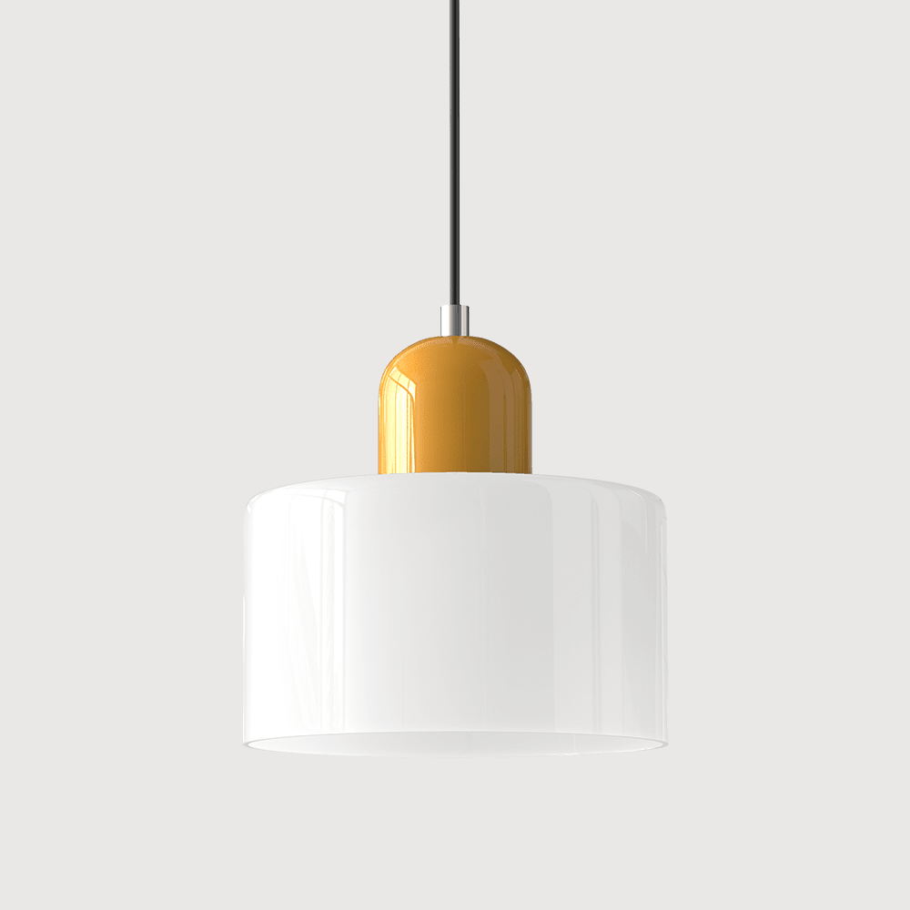 VibrantGlass | Elegant Colorful Bauhaus Glass Pendant Light Fixture