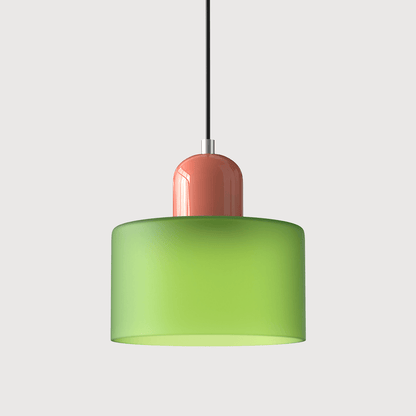 VibrantGlass | Elegant Colorful Bauhaus Glass Pendant Light Fixture