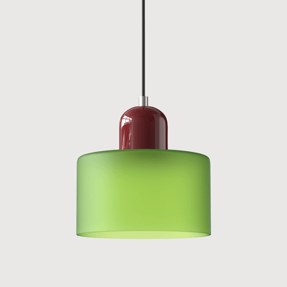VibrantGlass | Elegant Colorful Bauhaus Glass Pendant Light Fixture