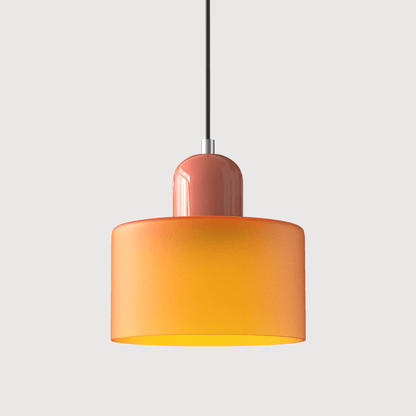 VibrantGlass | Elegant Colorful Bauhaus Glass Pendant Light Fixture