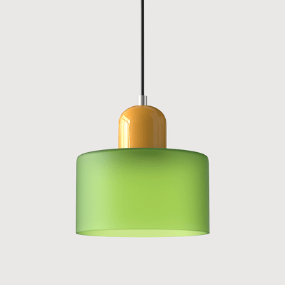 VibrantGlass | Elegant Colorful Bauhaus Glass Pendant Light Fixture