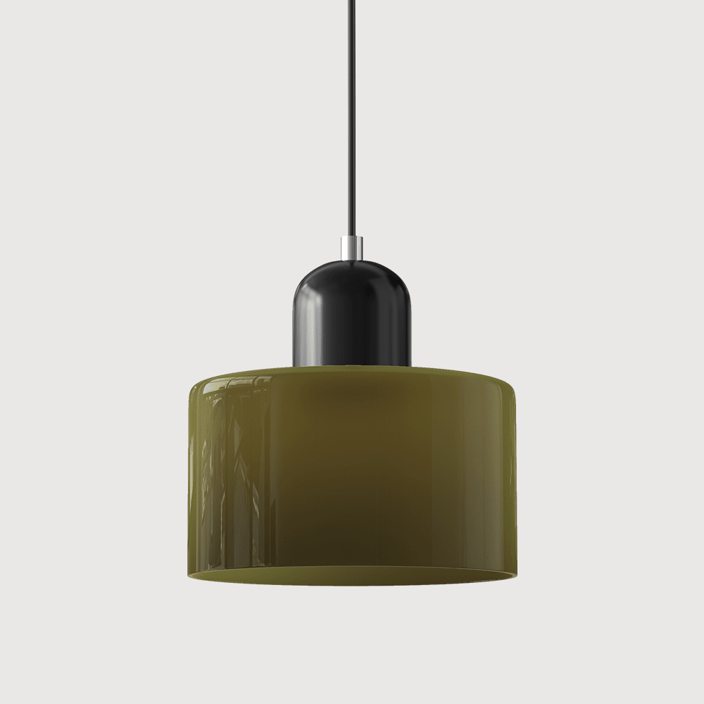 VibrantGlass | Elegant Colorful Bauhaus Glass Pendant Light Fixture