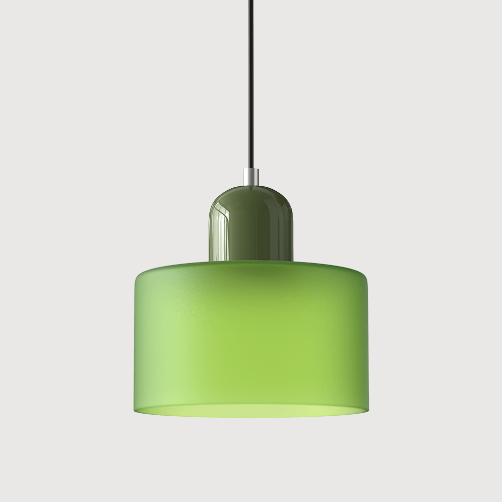 VibrantGlass | Elegant Colorful Bauhaus Glass Pendant Light Fixture