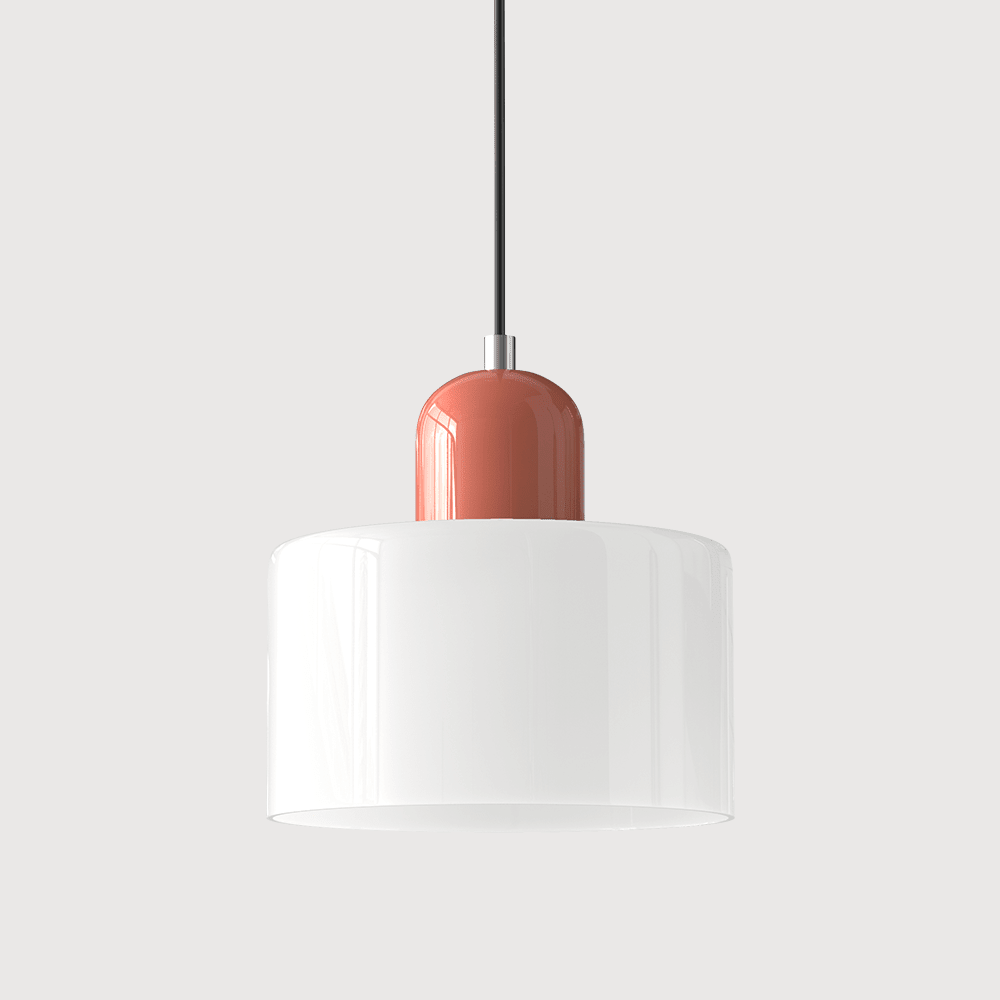VibrantGlass | Elegant Colorful Bauhaus Glass Pendant Light Fixture