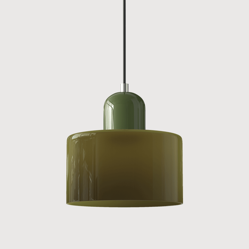 VibrantGlass | Elegant Colorful Bauhaus Glass Pendant Light Fixture