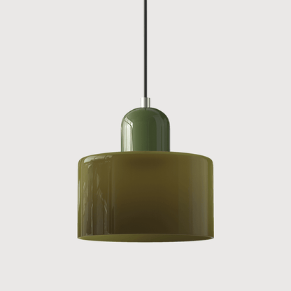 VibrantGlass | Elegant Colorful Bauhaus Glass Pendant Light Fixture