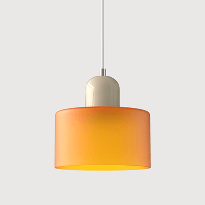 VibrantGlass | Elegant Colorful Bauhaus Glass Pendant Light Fixture