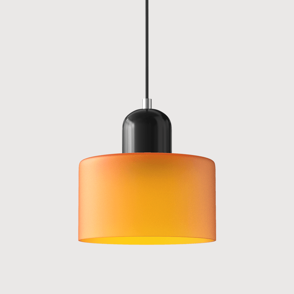VibrantGlass | Elegant Colorful Bauhaus Glass Pendant Light Fixture