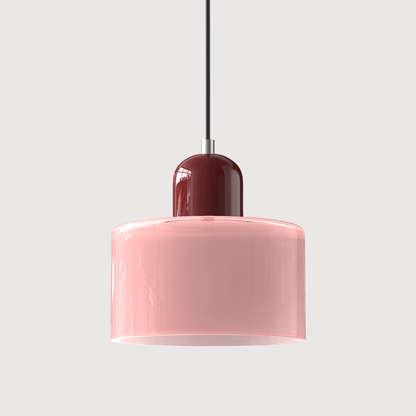 VibrantGlass | Elegant Colorful Bauhaus Glass Pendant Light Fixture
