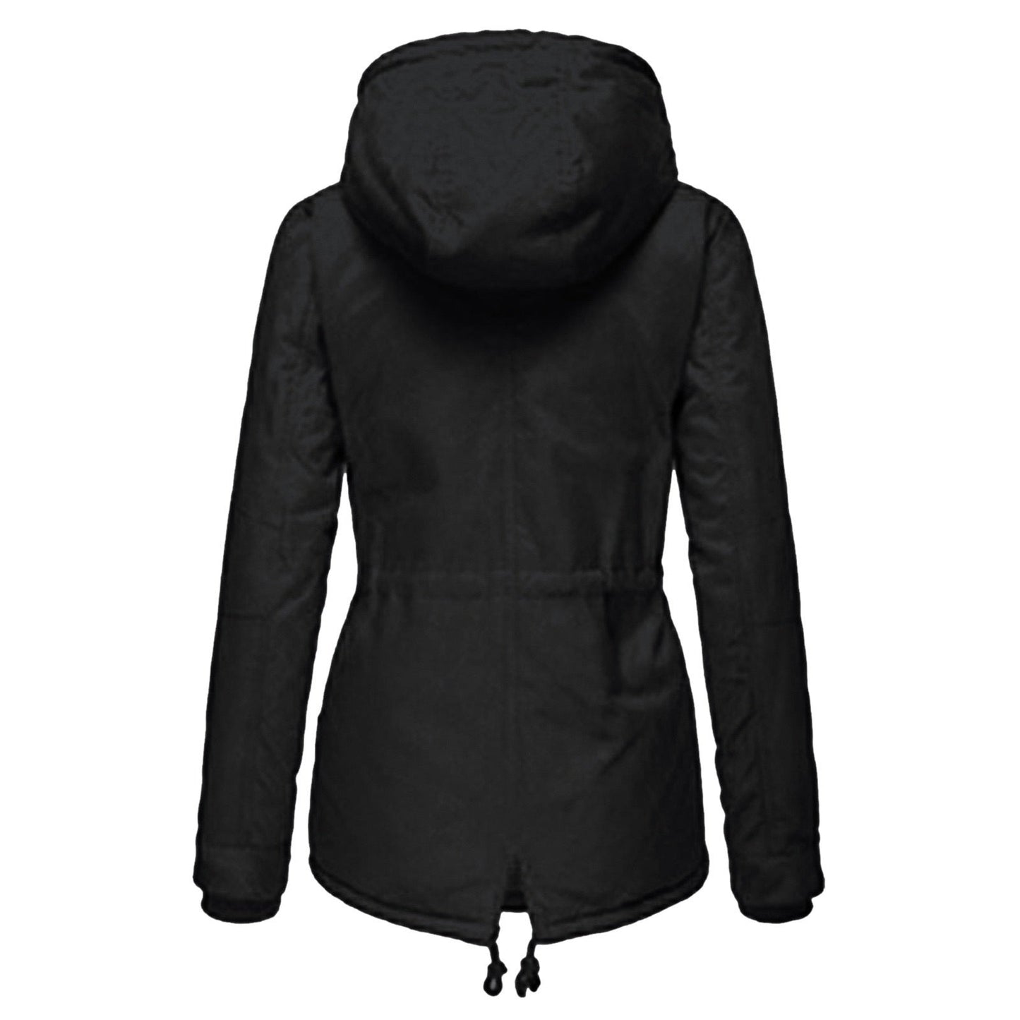 Women's Polyester Fleece Lined Parka Jacket | Cozy Insulated Hooded Winter Coat 1