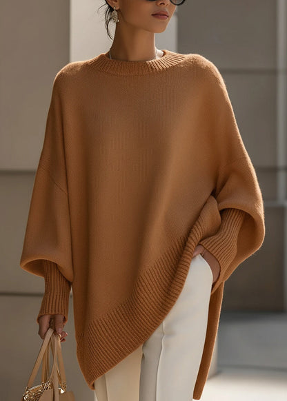 Women's Soft Acrylic Knit Jumper | Relaxed Oversized Batwing Sweater | Cozy Winter Fashion 4