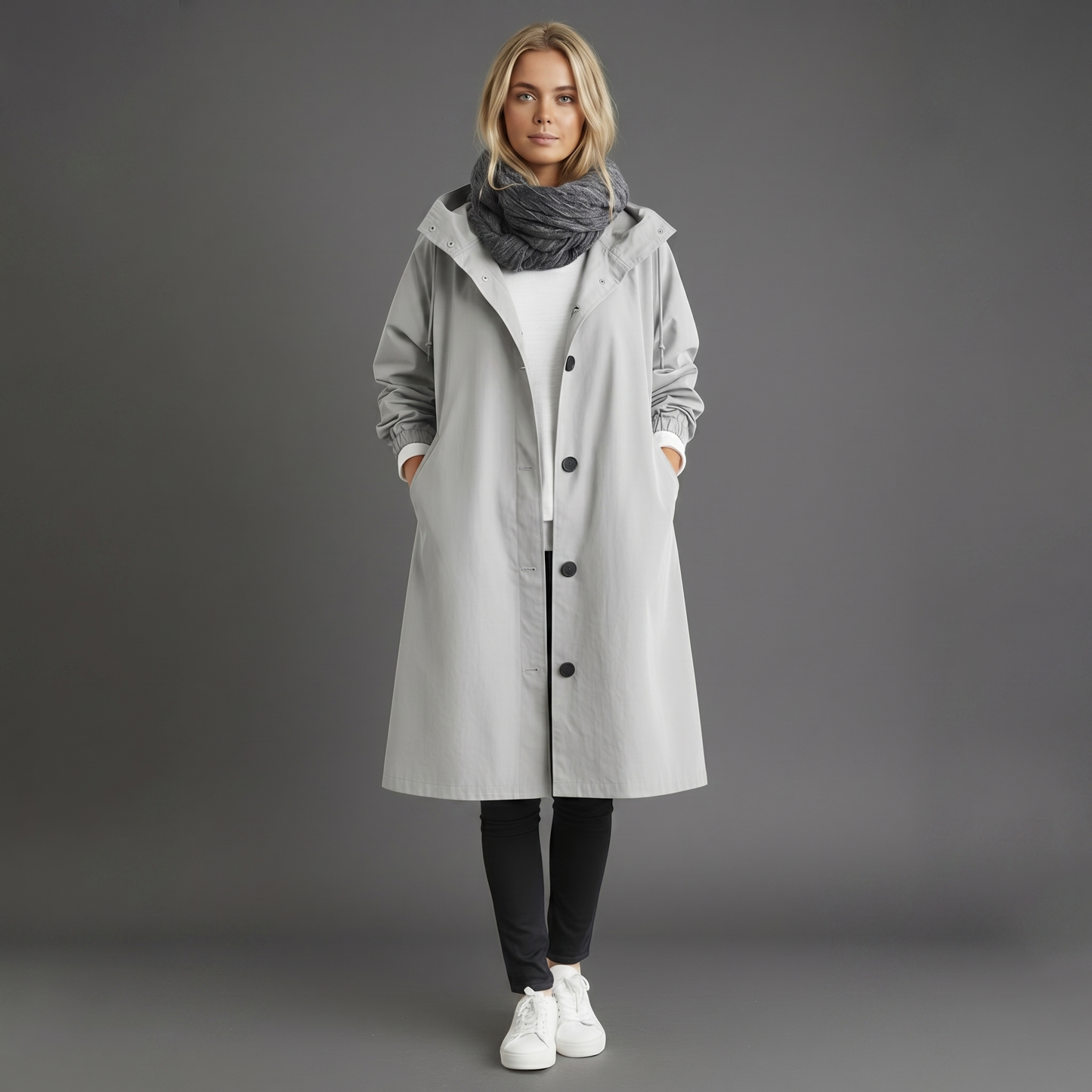 Women's Waterproof Hooded Trench Coat | Cotton | Elegant Winter Jacket