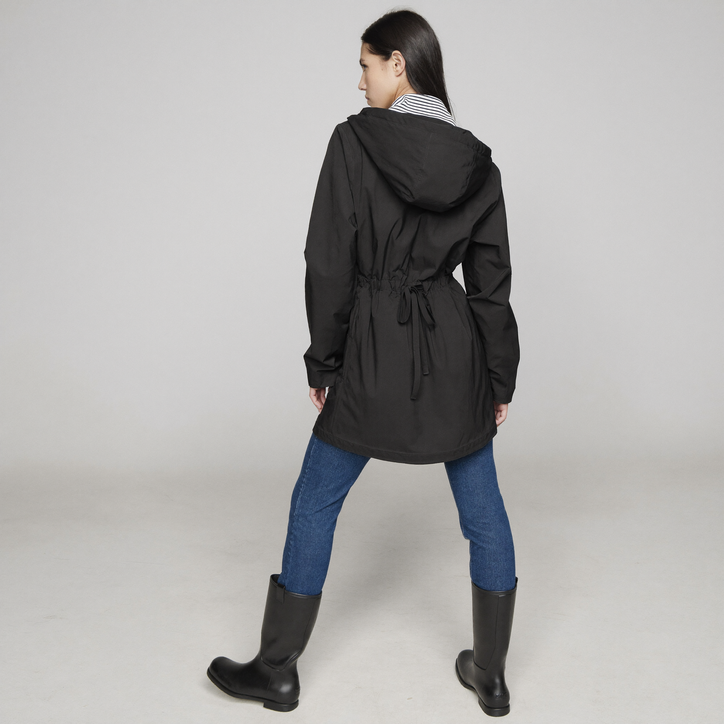 Women's Lightweight Weatherproof Polyester Coat | Stylish Hooded Jacket for All Seasons