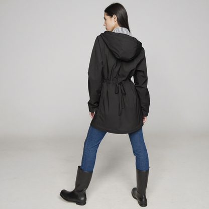 Women's Lightweight Weatherproof Polyester Coat | Stylish Hooded Jacket for All Seasons