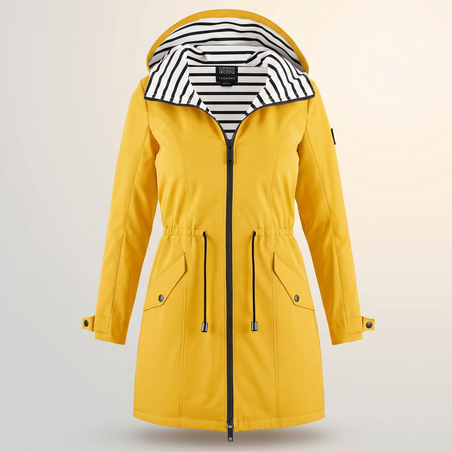 Women's Lightweight Weatherproof Polyester Coat | Stylish Hooded Jacket for All Seasons