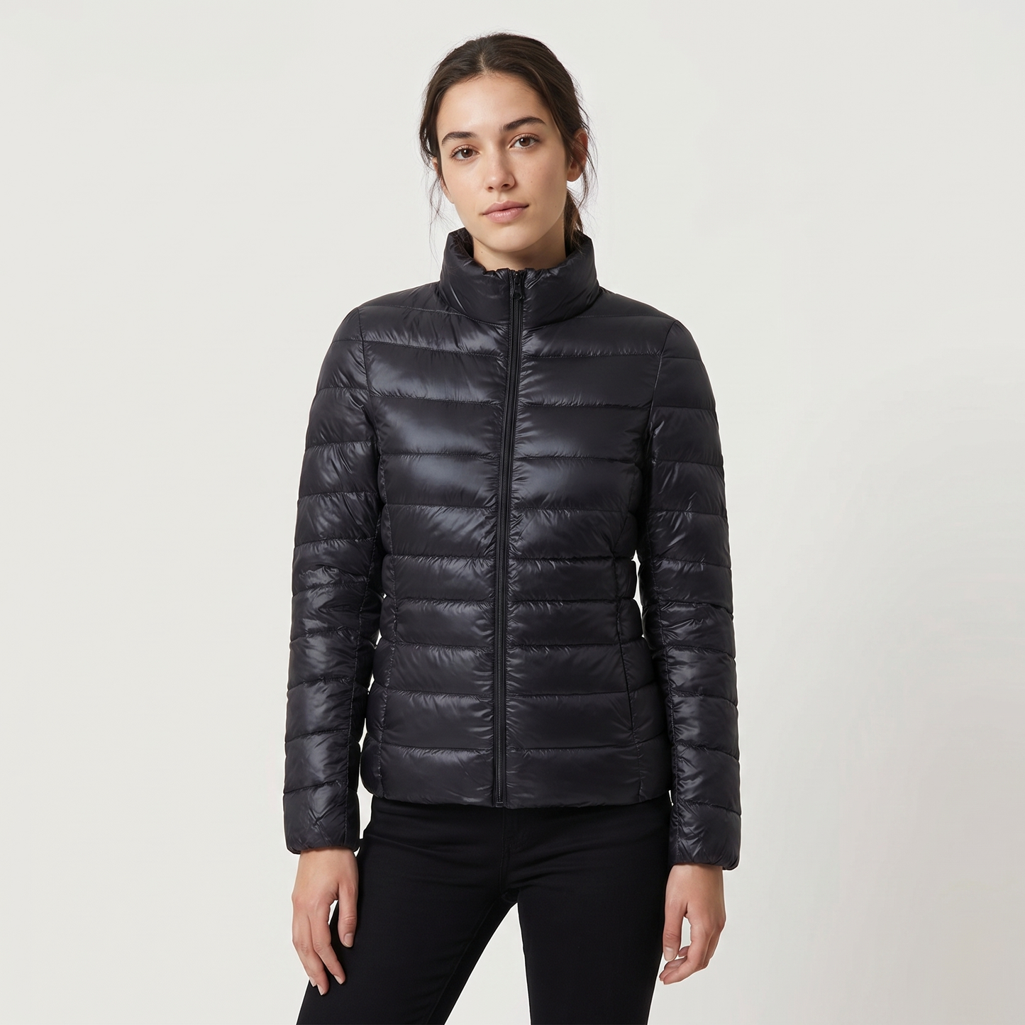 Women's Ultralight Down Puffer Jacket | Foldable Packable Winter Coat