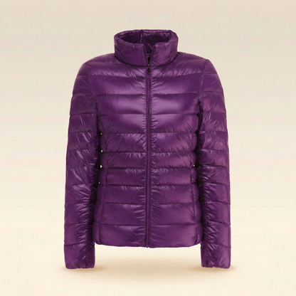 Women's Ultralight Down Puffer Jacket | Foldable Packable Winter Coat