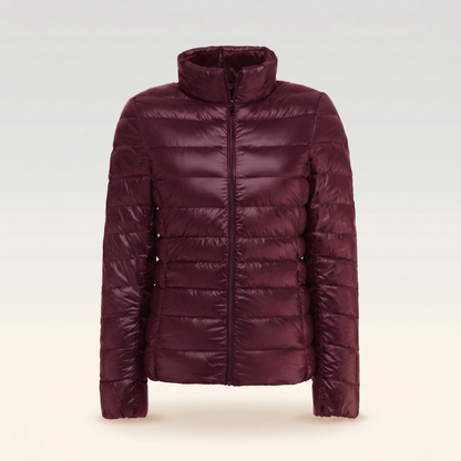 Women's Ultralight Down Puffer Jacket | Foldable Packable Winter Coat