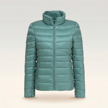 Women's Ultralight Down Puffer Jacket | Foldable Packable Winter Coat