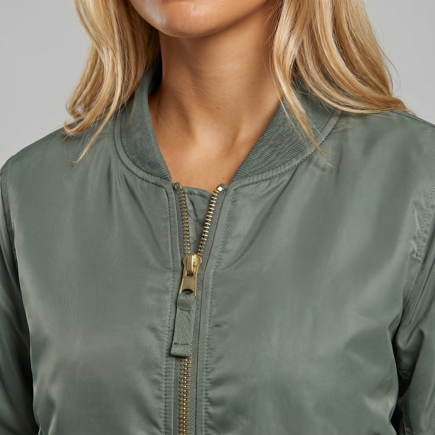 Women's Classic High-Quality Bomber Jacket | Timeless Comfortable Everyday Outerwear