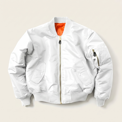 Women's Classic High-Quality Bomber Jacket | Timeless Comfortable Everyday Outerwear
