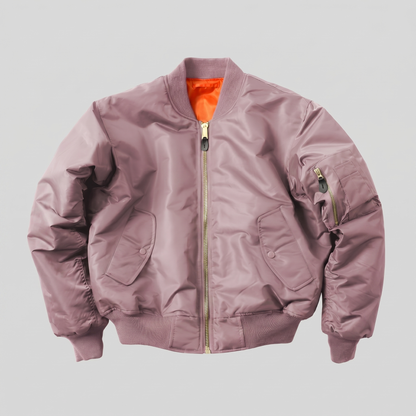 Women's Classic High-Quality Bomber Jacket | Timeless Comfortable Everyday Outerwear