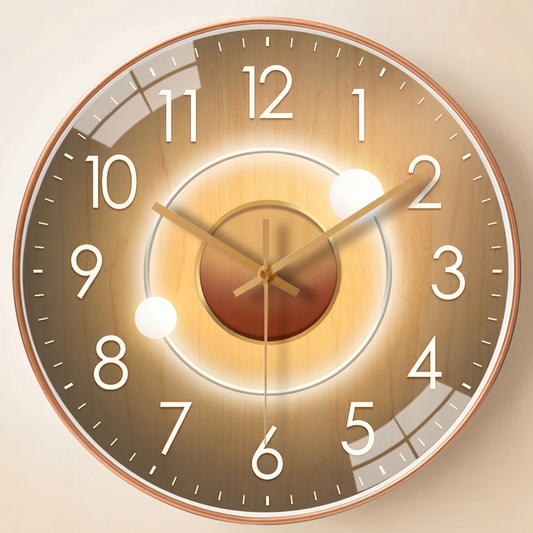 Digital Wall Clock | Classic Design with Silent Mechanism | Elegant Home Decor for Peaceful Spaces
