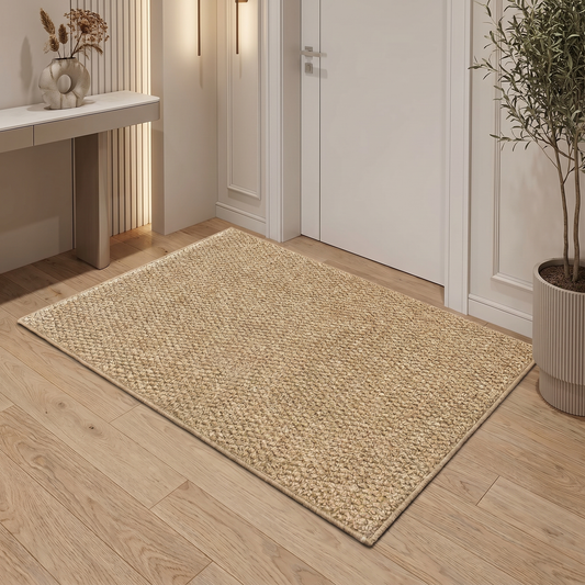 Natural Jute Doormat | Durable Outdoor Mat with Non-Slip Backing | Elegant Welcome Mat for Stylish Entrances