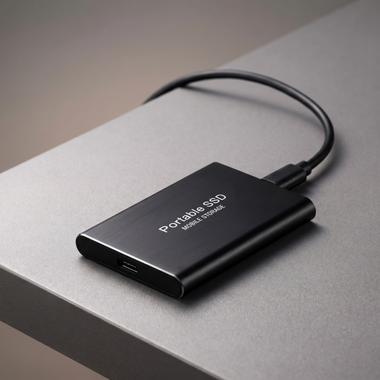 UltraDrive | Portable SSD External Hard Drive with Lightning-Fast Transfer Speeds | 128GB Storage for Work and Travel