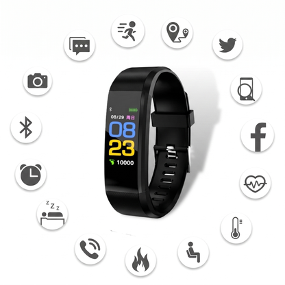 Senior Smartwatch | Health Monitoring with Heart Rate & Blood Pressure Tracking | User-Friendly Design for Active Living