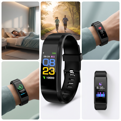 Senior Smartwatch | Health Monitoring with Heart Rate & Blood Pressure Tracking | User-Friendly Design for Active Living