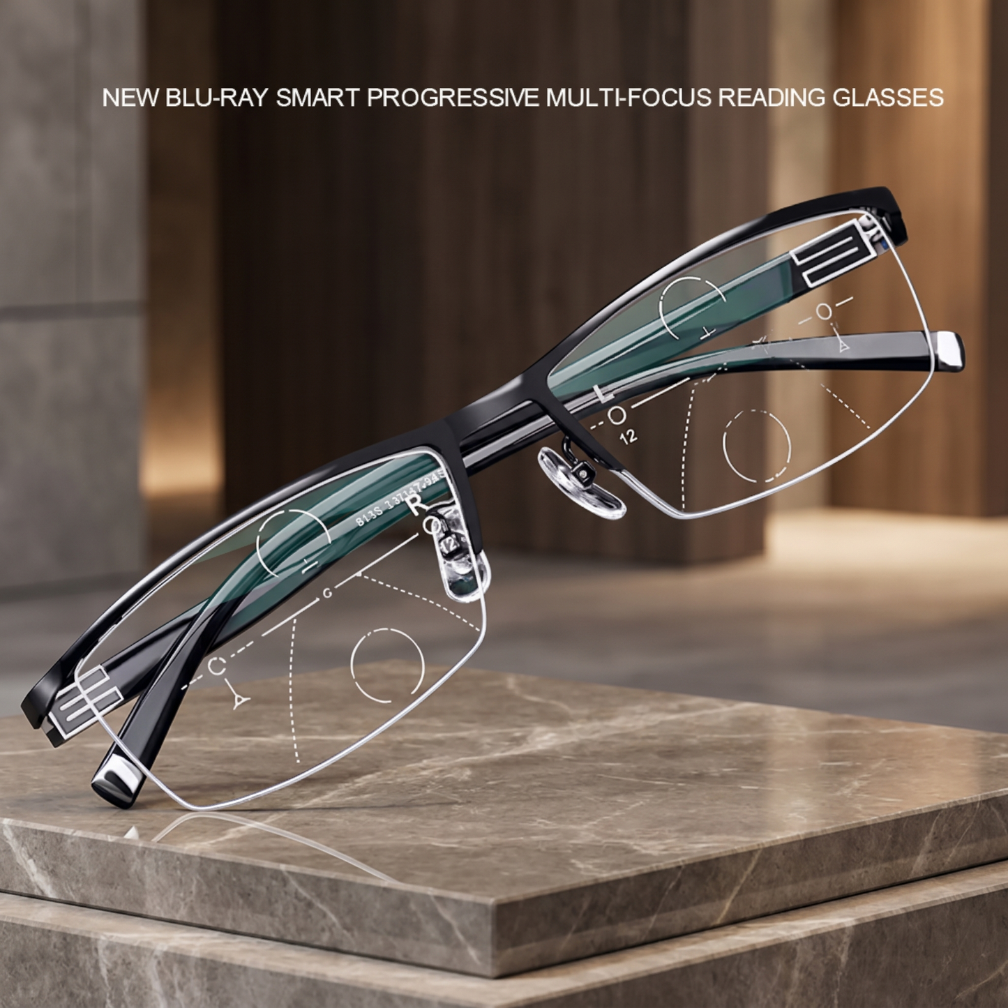 Optivista | Progressive Eyeglass Lenses with Intelligent Light Adjustment | Multifocal Vision Support for Enhanced Clarity