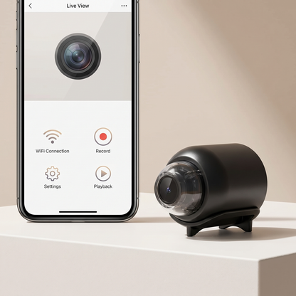 Compact WiFi IP Camera | 1080p HD | Night Vision Indoor Security Surveillance