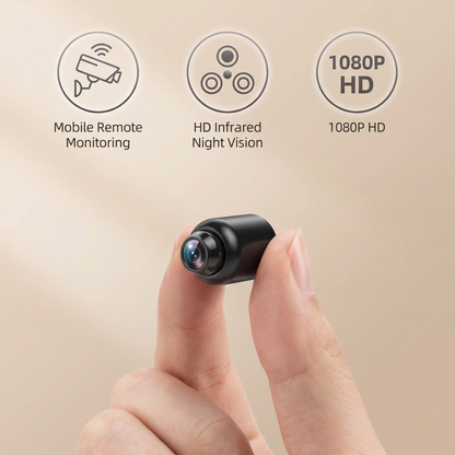 Compact WiFi IP Camera | 1080p HD | Night Vision Indoor Security Surveillance