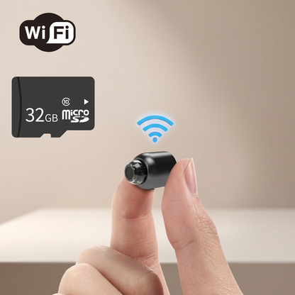 Compact WiFi IP Camera | 1080p HD | Night Vision Indoor Security Surveillance