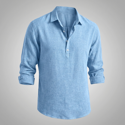 Men's Premium Linen Shirt | Relaxed Fit | Casual Everyday Top