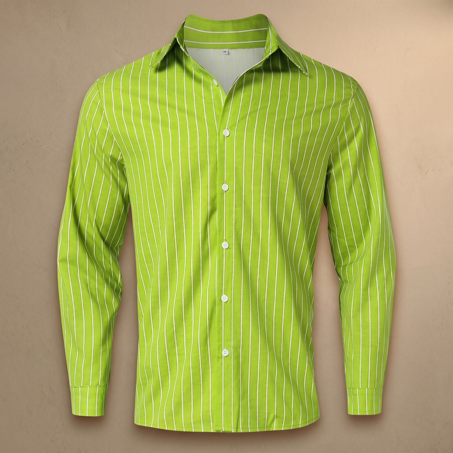 Men's Breathable Cotton Striped Shirt | Elegant Casual Fit Top